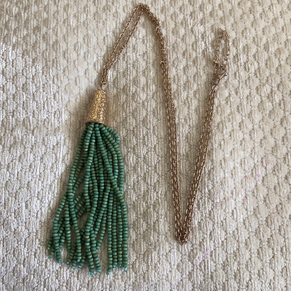 Tassel necklace